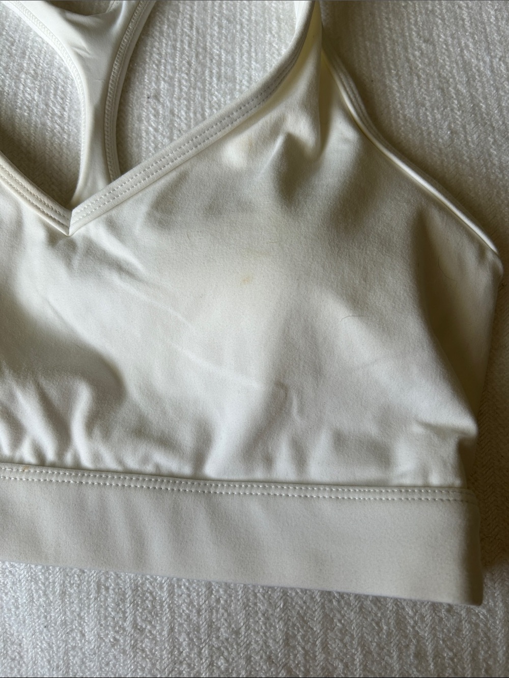 Varley Ivory Racerback Sports Bra - Picture 5 of 5